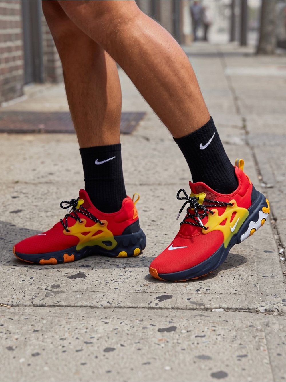Nike React Presto Chile Red Speed Yellow CZ9273-600 Men’s 12 w/ Box